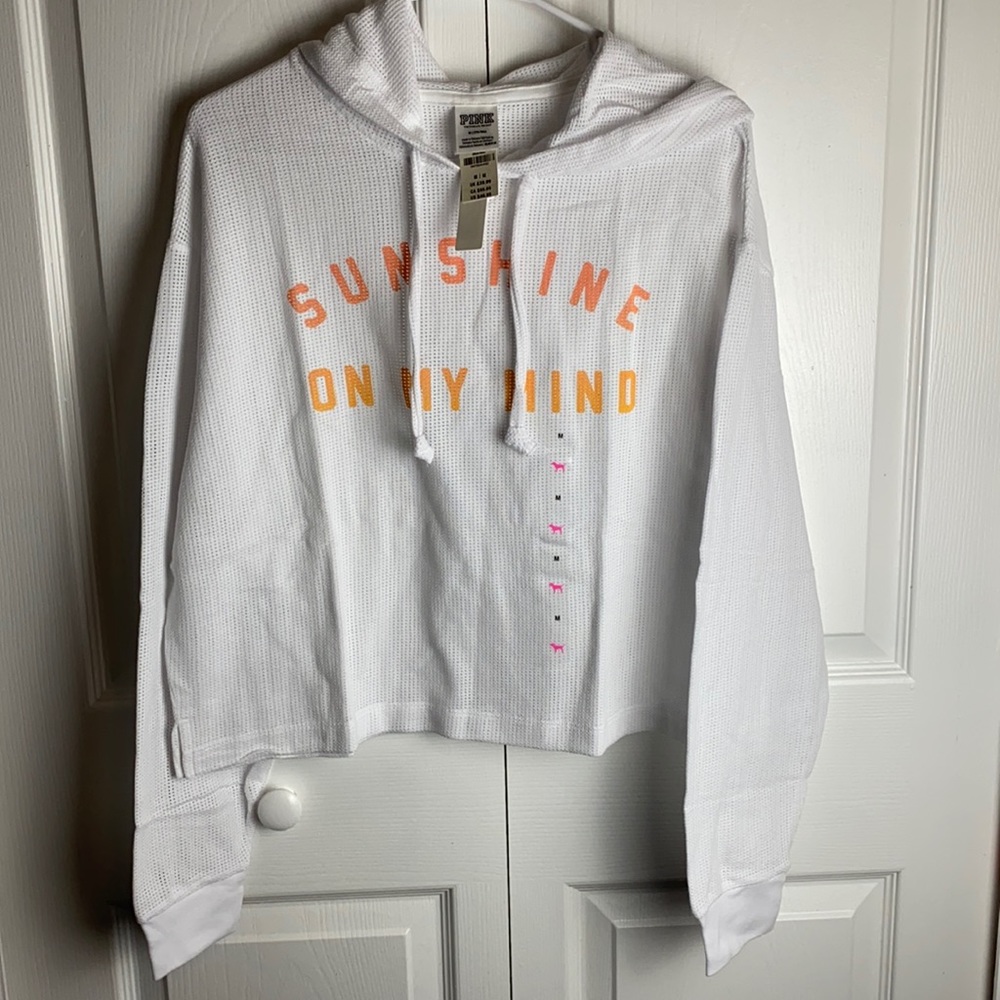 VS PINK crop top hoodie